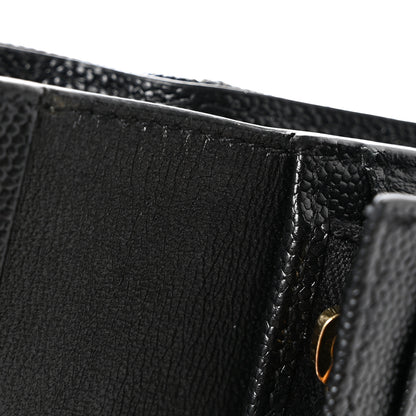 Saint Laurent Grain De Poudre Matelasse Chevron Monogram Flap Card Case Black 9 of 13