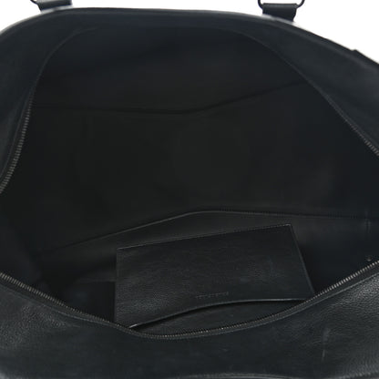 Balenciaga Grained Calfskin Neo Classic Black Hardware Large Top Handle Bag Black 4 of 12