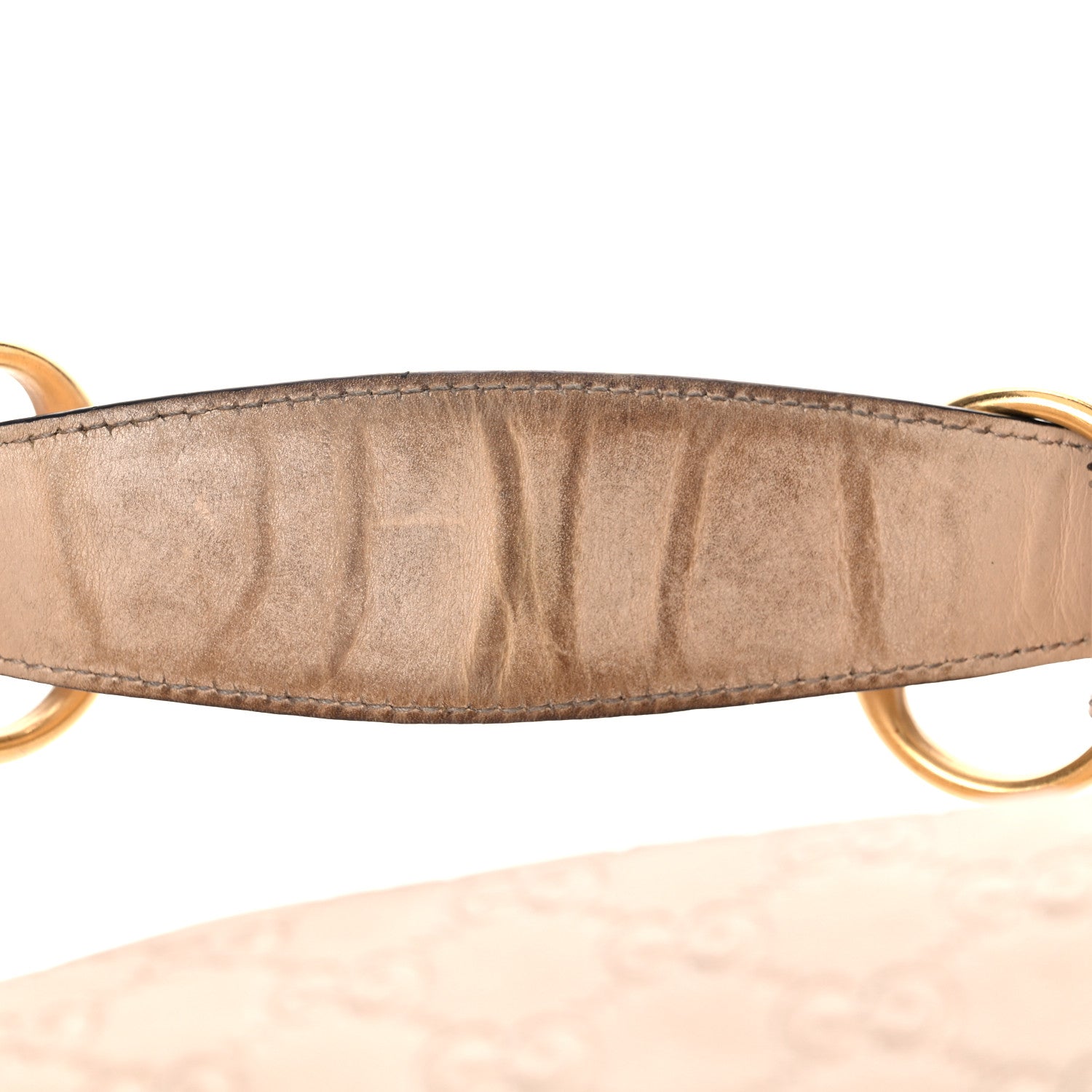 Gucci Guccissima Medium Horsebit Chain Hobo Winter Rose 23 of 23