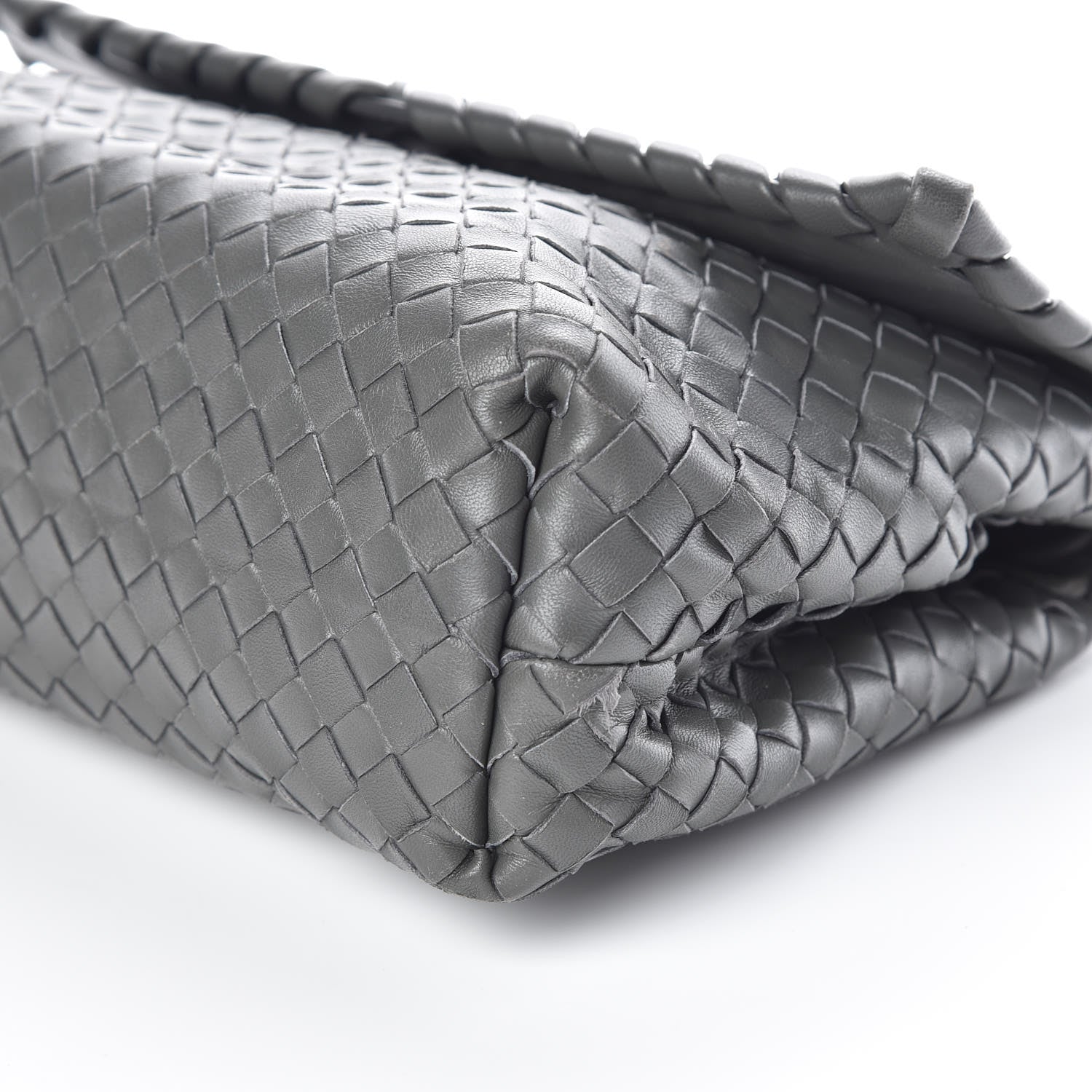 Bottega Veneta Nappa Intrecciato Medium Olimpia Bag Light Grey 10 of 11