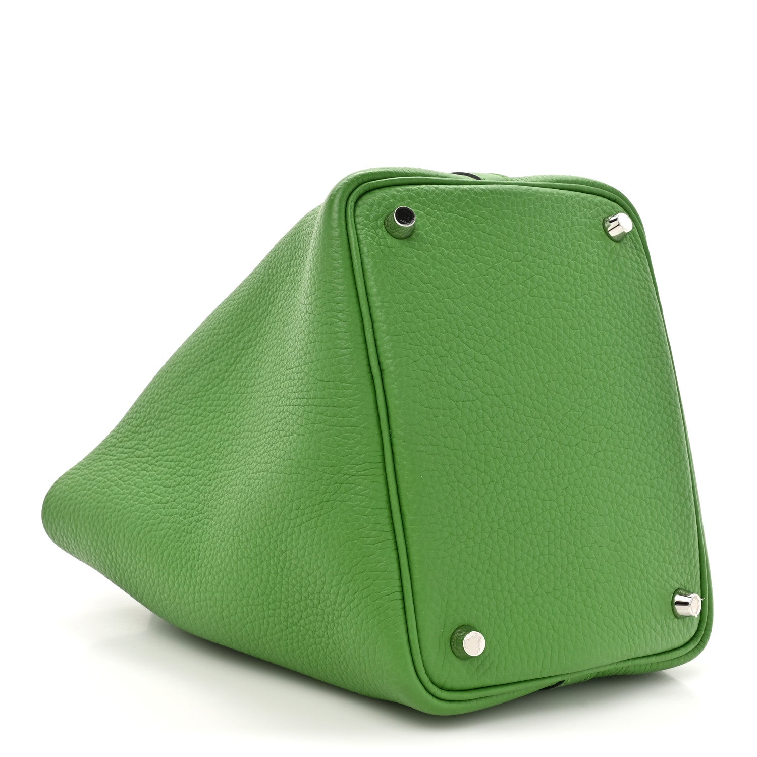 Hermes Taurillon Clemence Picotin Lock 18 PM Vert Yucca 4 of 13