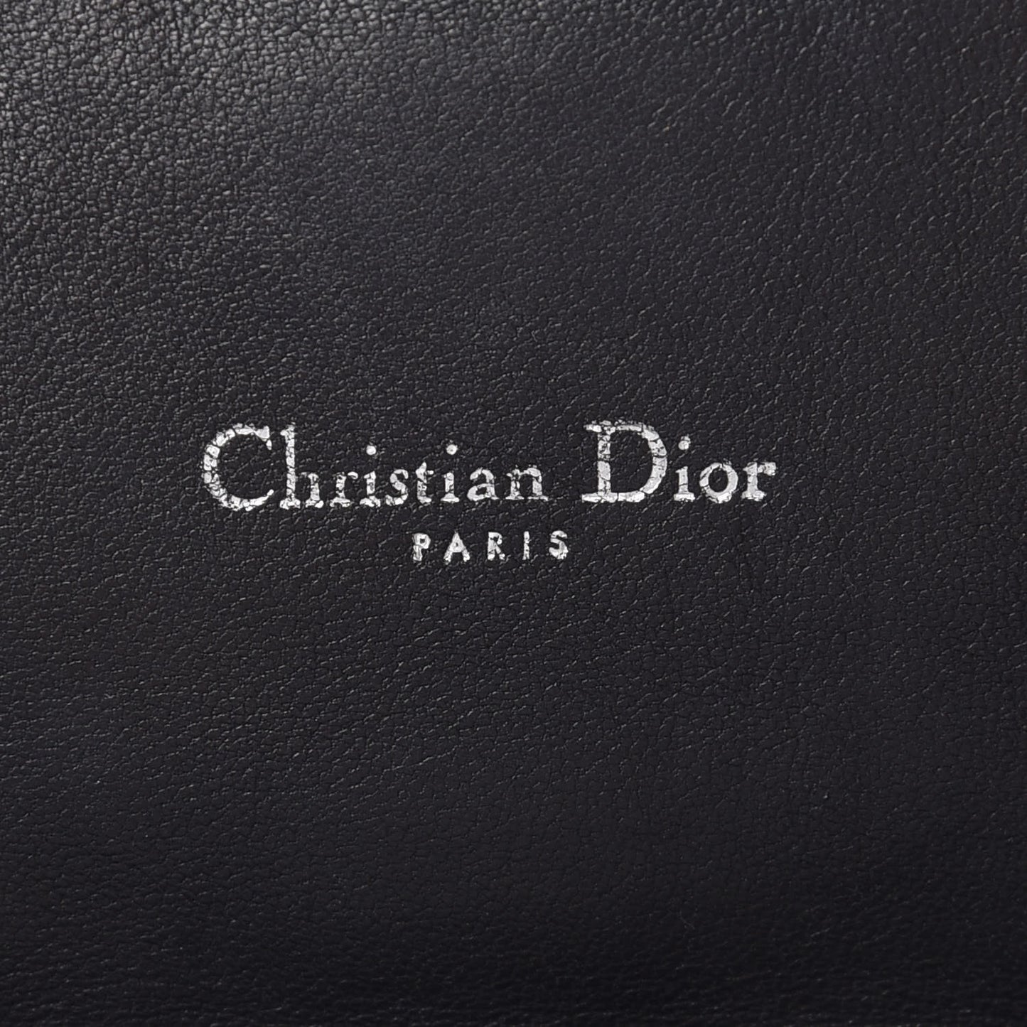 Lambskin Cannage Miss Dior Promenade Pouch Black