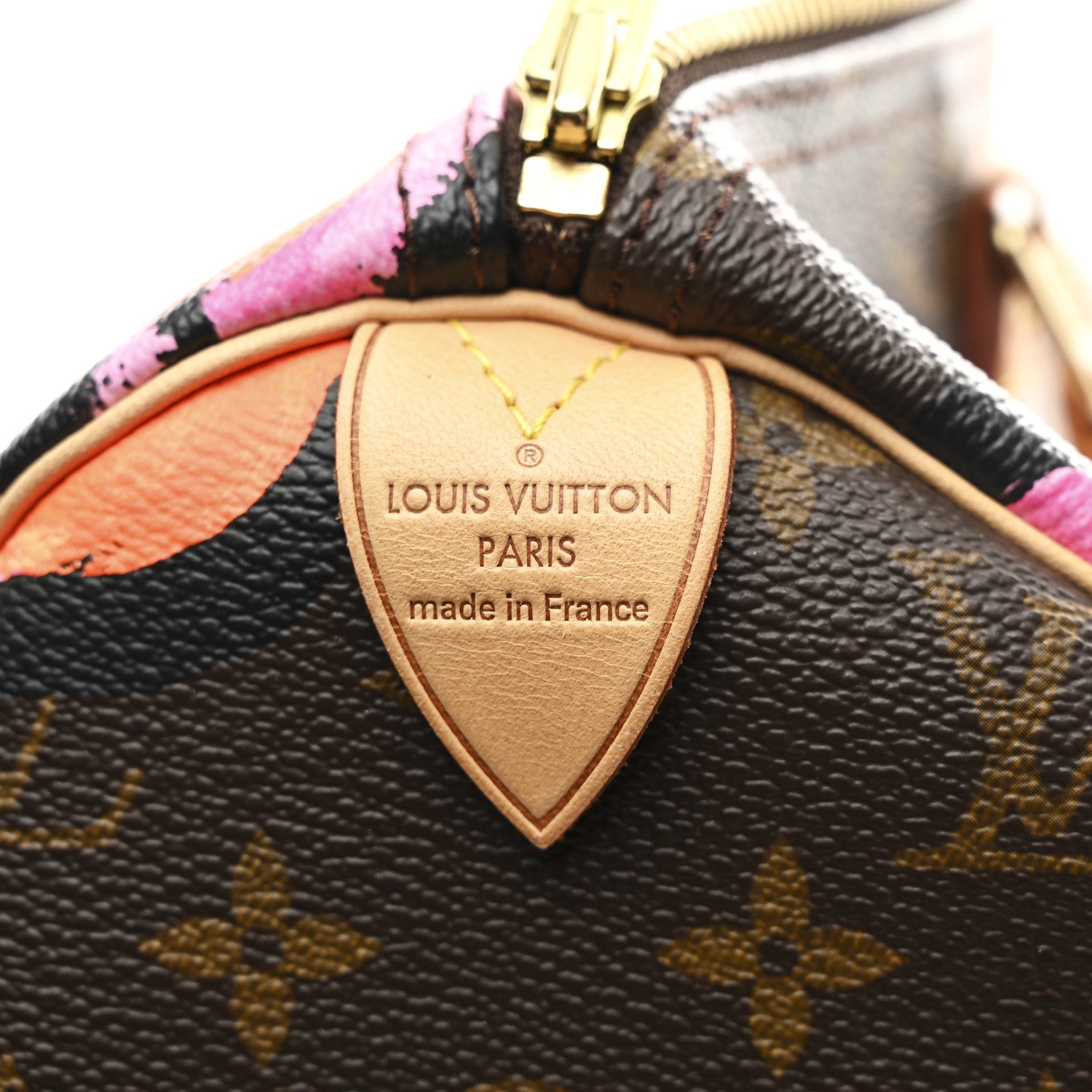 Louis Vuitton Monogram Roses Speedy 30 6 of 10