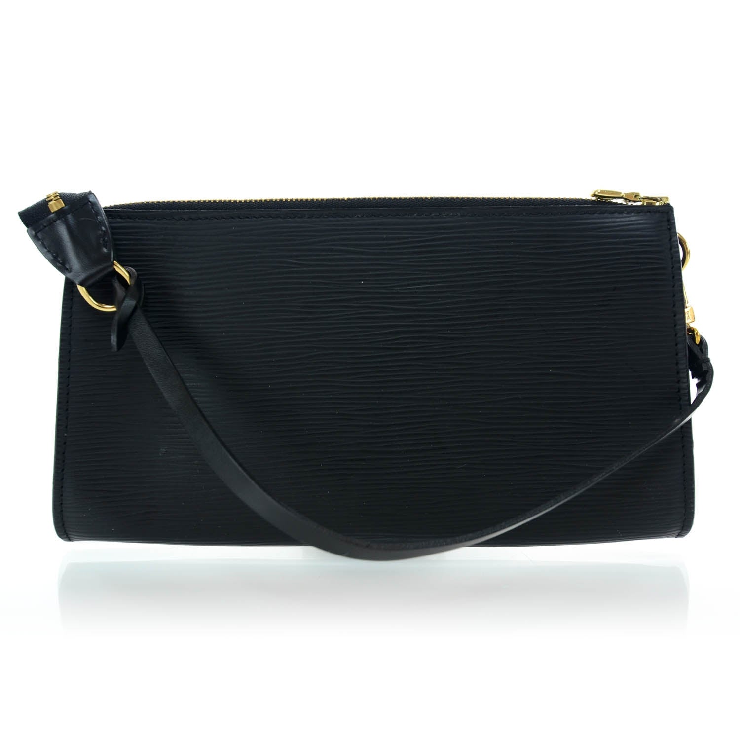 Louis Vuitton Epi Pochette Accessories 24 Black 3 of 8