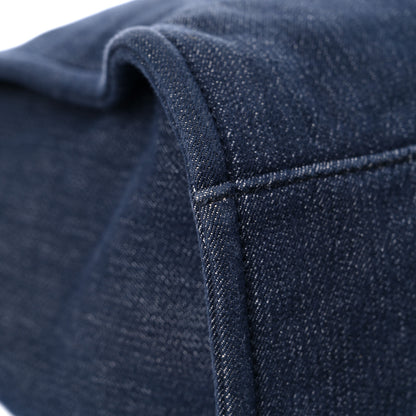 Chanel Denim Medium Deauville Tote Dark Blue 10 of 12