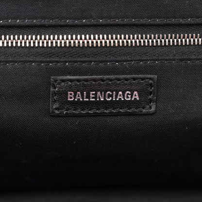 Balenciaga Shiny Supple Calfskin Logo Crocodile Embossed XL Cloud Clutch Pink 6 of 12