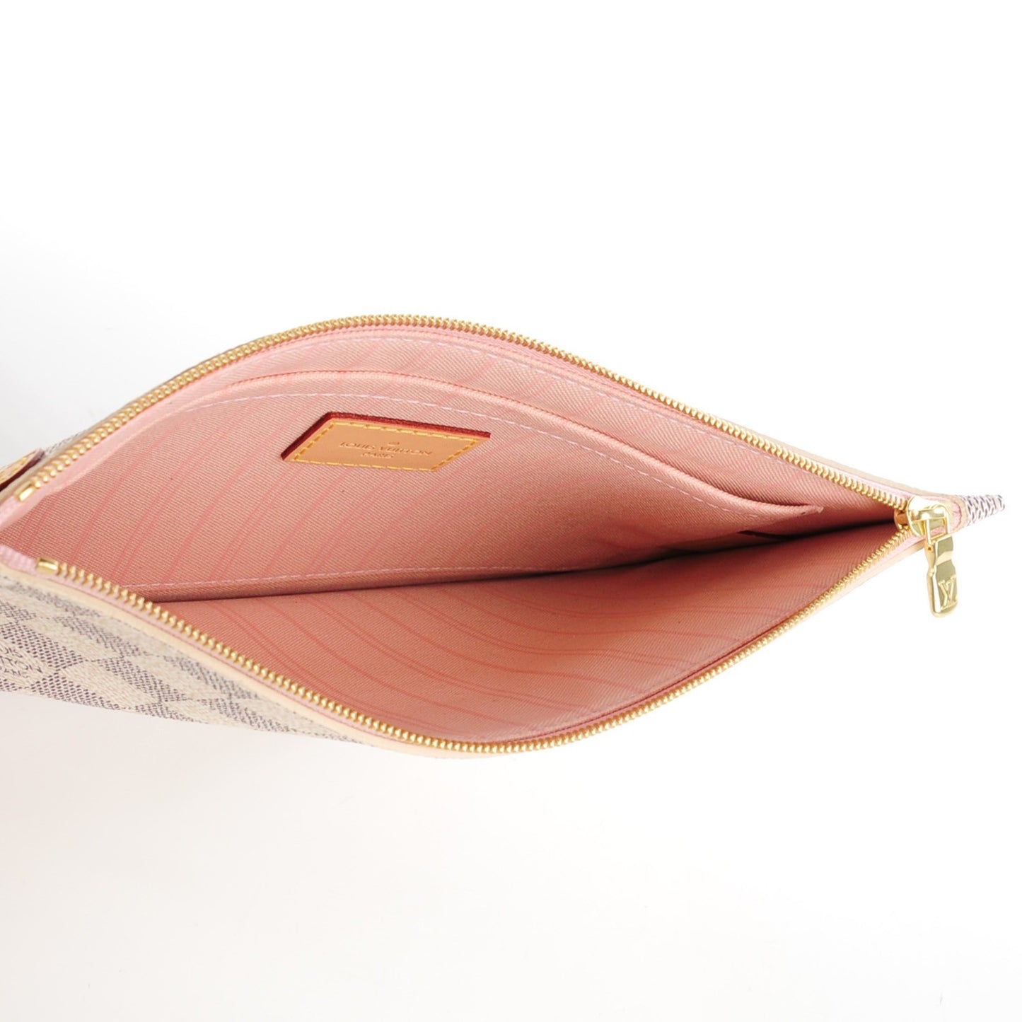 Damier Azur Neo Neverfull MM Rose Ballerine