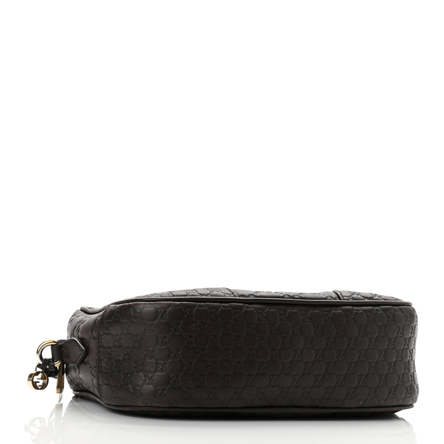 Gucci Guccissima Mini Bree Messenger Bag Chocolate 3 of 9