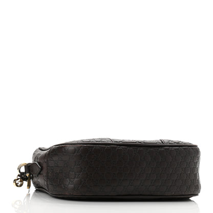 Gucci Guccissima Mini Bree Messenger Bag Chocolate 3 of 9