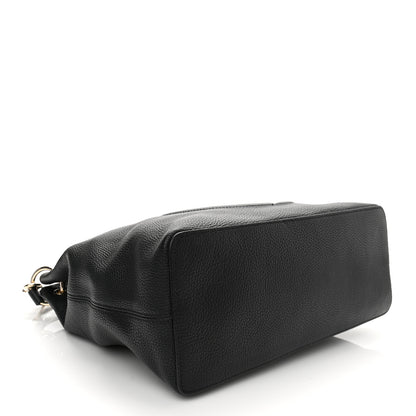 Gucci Pebbled Calfskin Large Soho Hobo Black 4 of 11