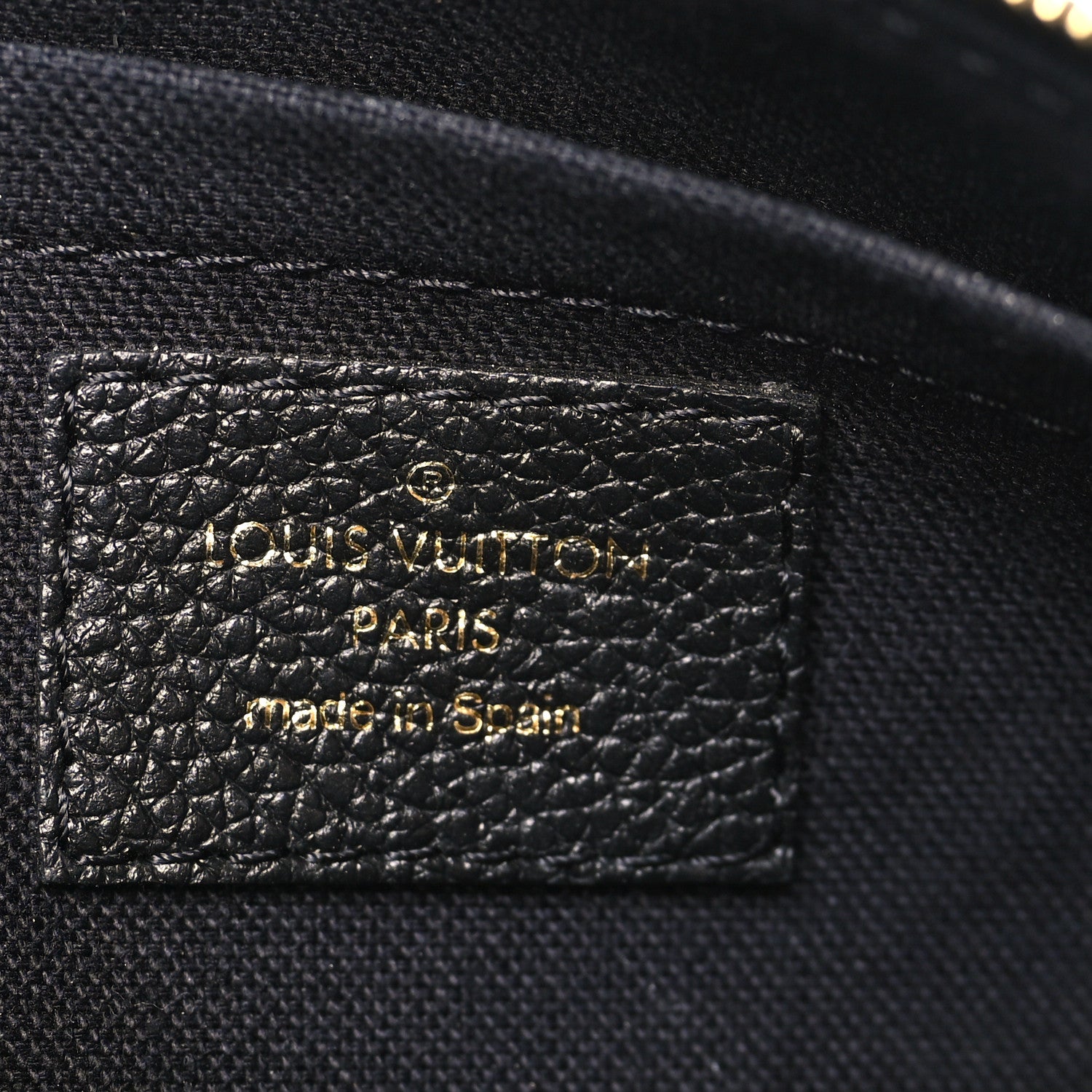 Louis Vuitton Monogram Pallas Clutch Black 5 of 9