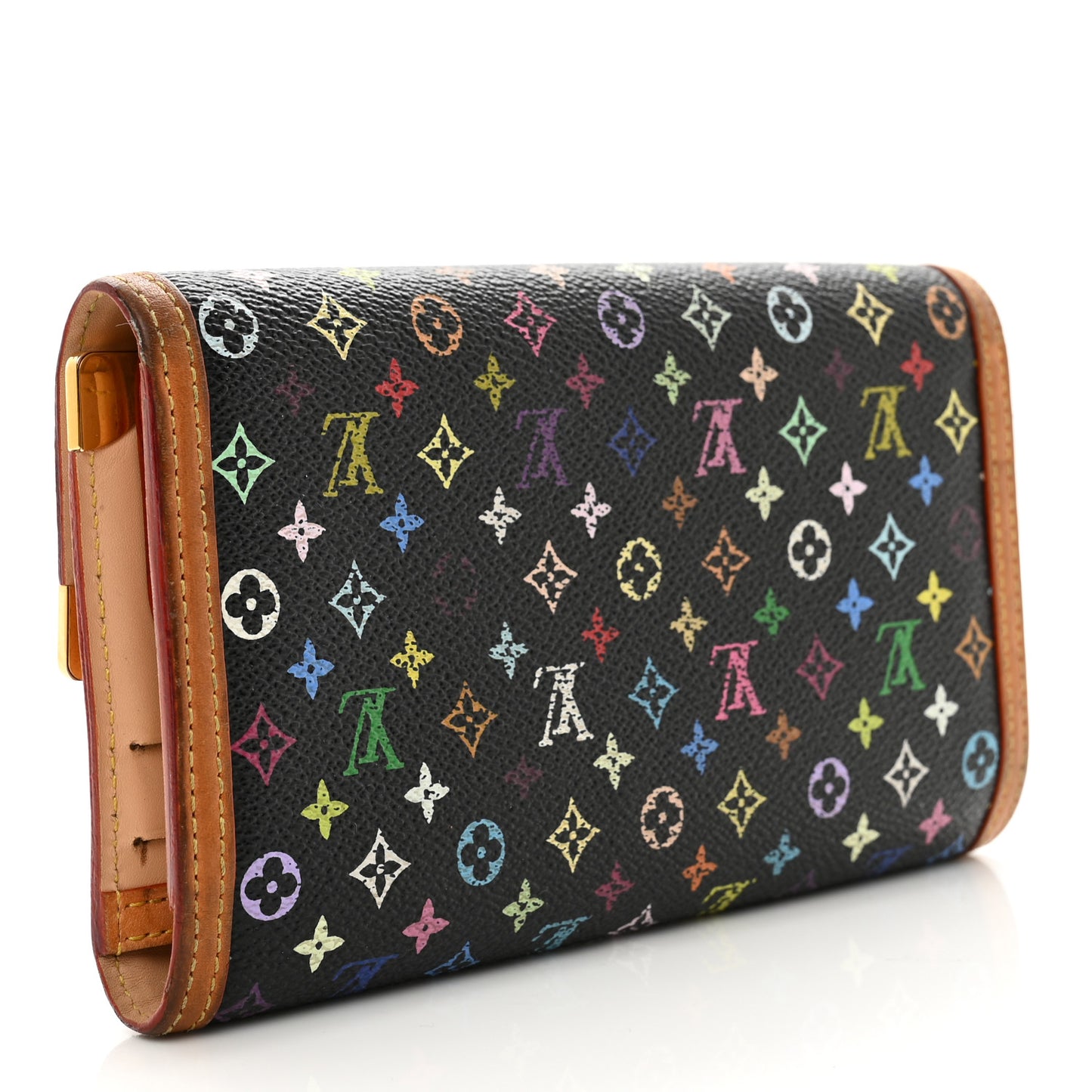 Monogram Multicolor Porte Tresor International Wallet Black