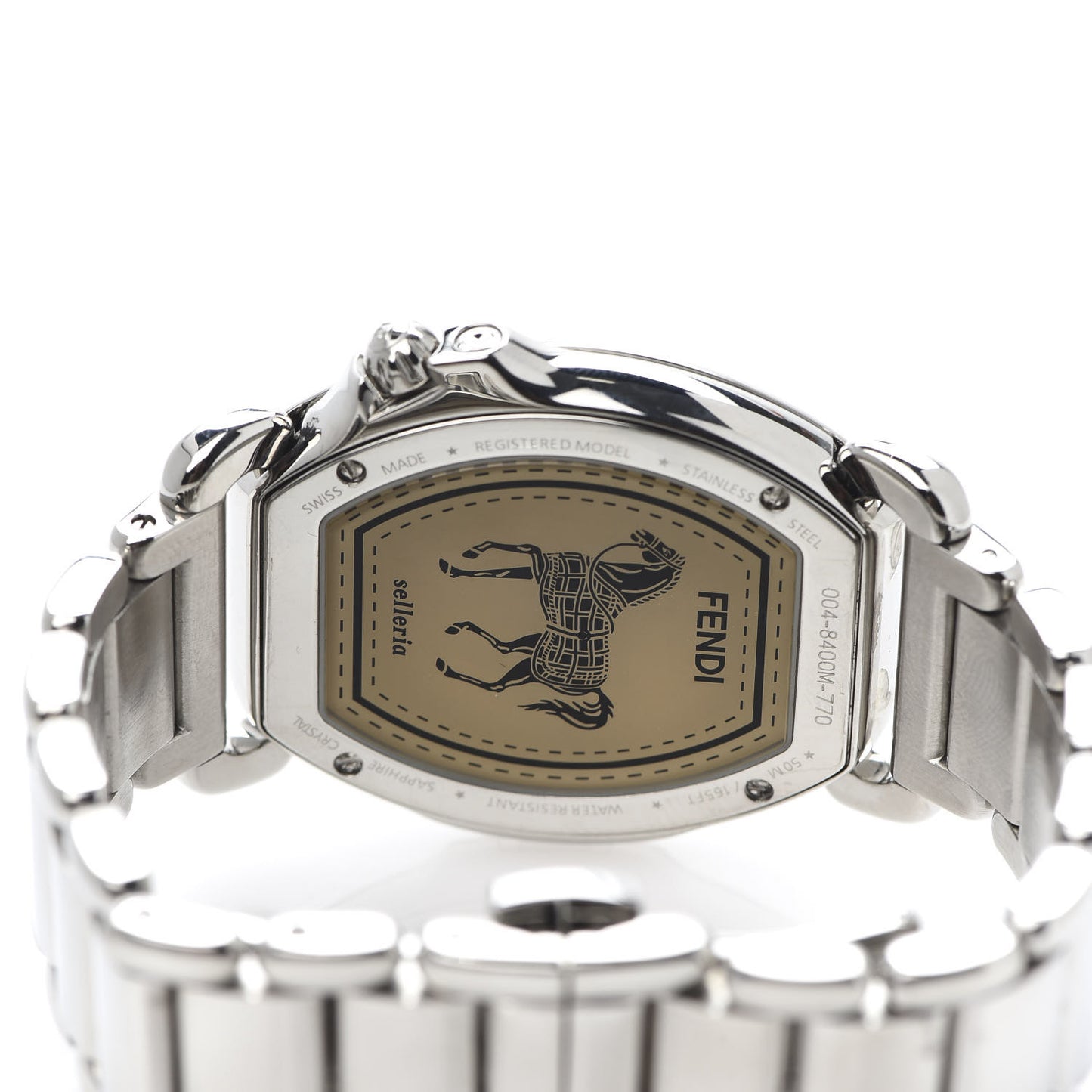 Stainless Steel 34mm Selleria Tonneau Quartz Watch