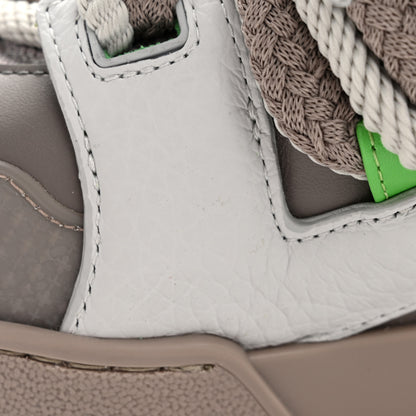 Louis Vuitton Calfskin Mens LV Skate Sneaker 9 Grey Green 10 of 10