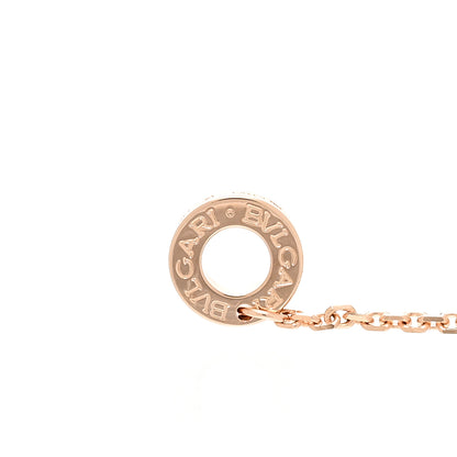 Bulgari 18K Rose Gold Diamond Mother of Pearl Small Divas' Dream Pendant Necklace 4 of 8
