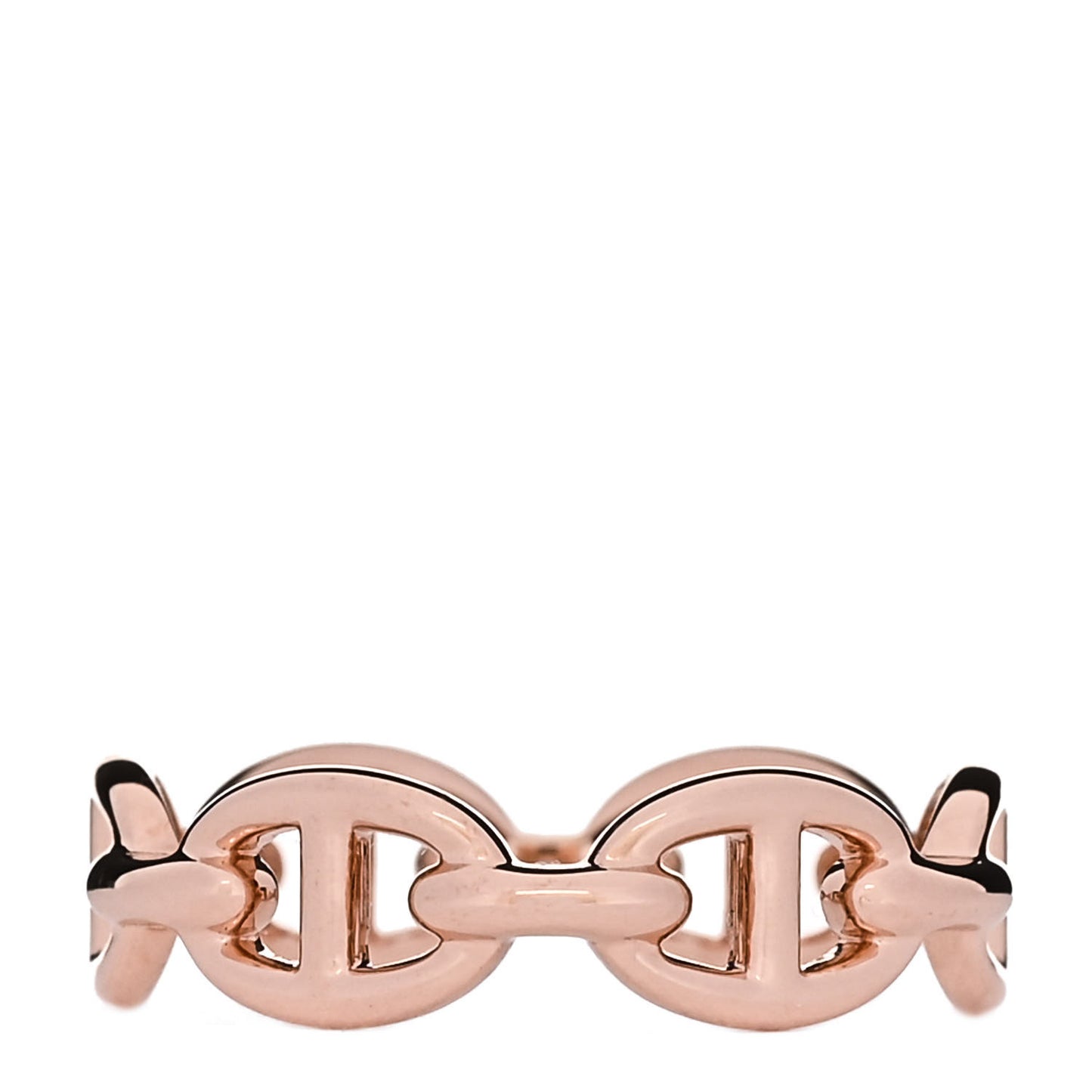18K Rose Gold PM Chaine d'Ancre Enchainee Ring 54 7