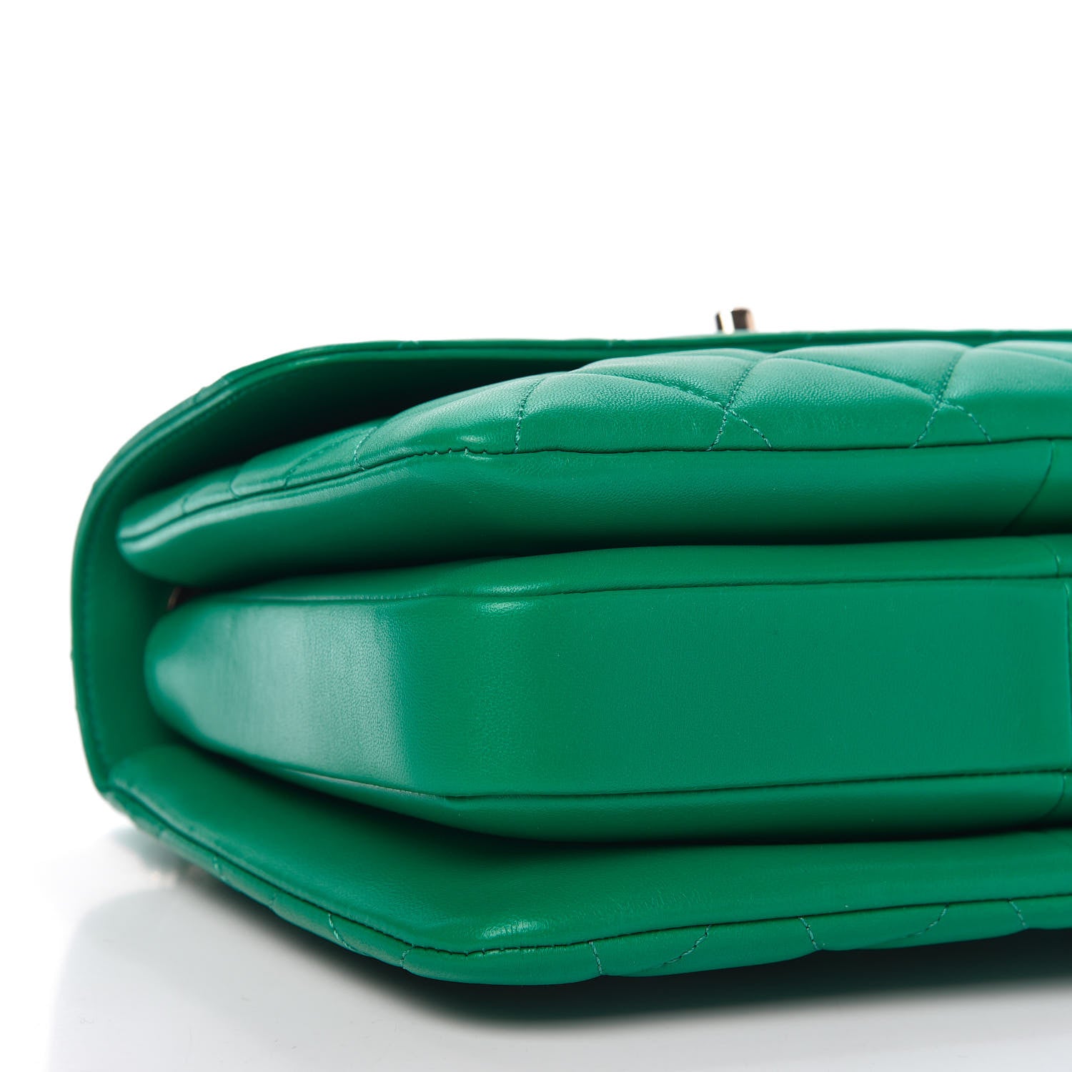 Chanel Lambskin Quilted Small Trendy CC Flap Dual Handle Bag Green 6 of 10