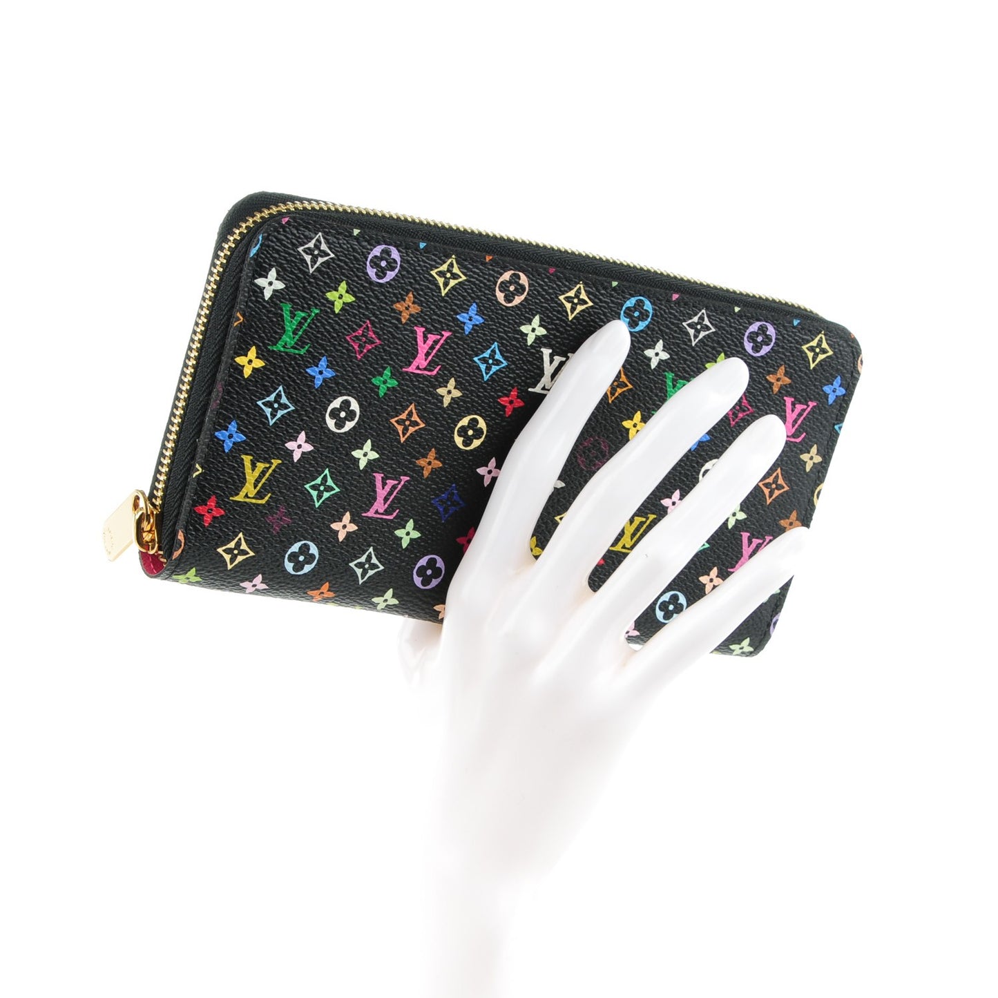 Monogram Multicolor Zippy Wallet Black Grenade