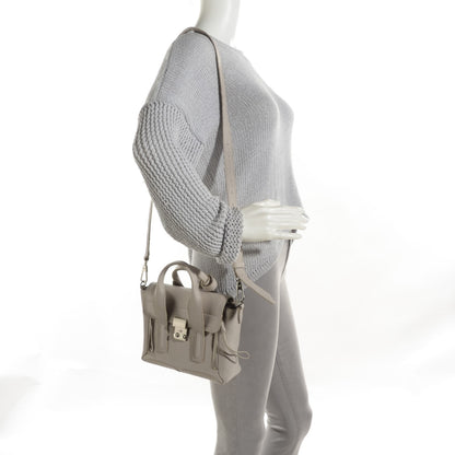 3.1 Phillip Lim 3.1 Textured Calfskin Mini Pashli Satchel Feather 2 of 7