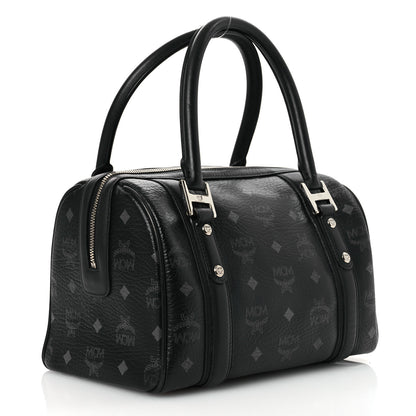 MCM Visetos Small Boston Bag Black 3 of 14