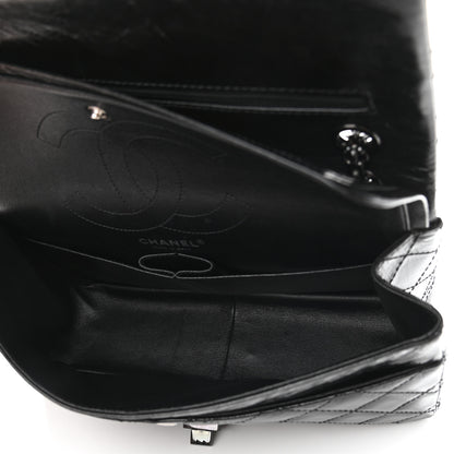 Chanel Glazed Calfskin Quilted 2.55 Reissue 226 Flap So Black 10 of 13
