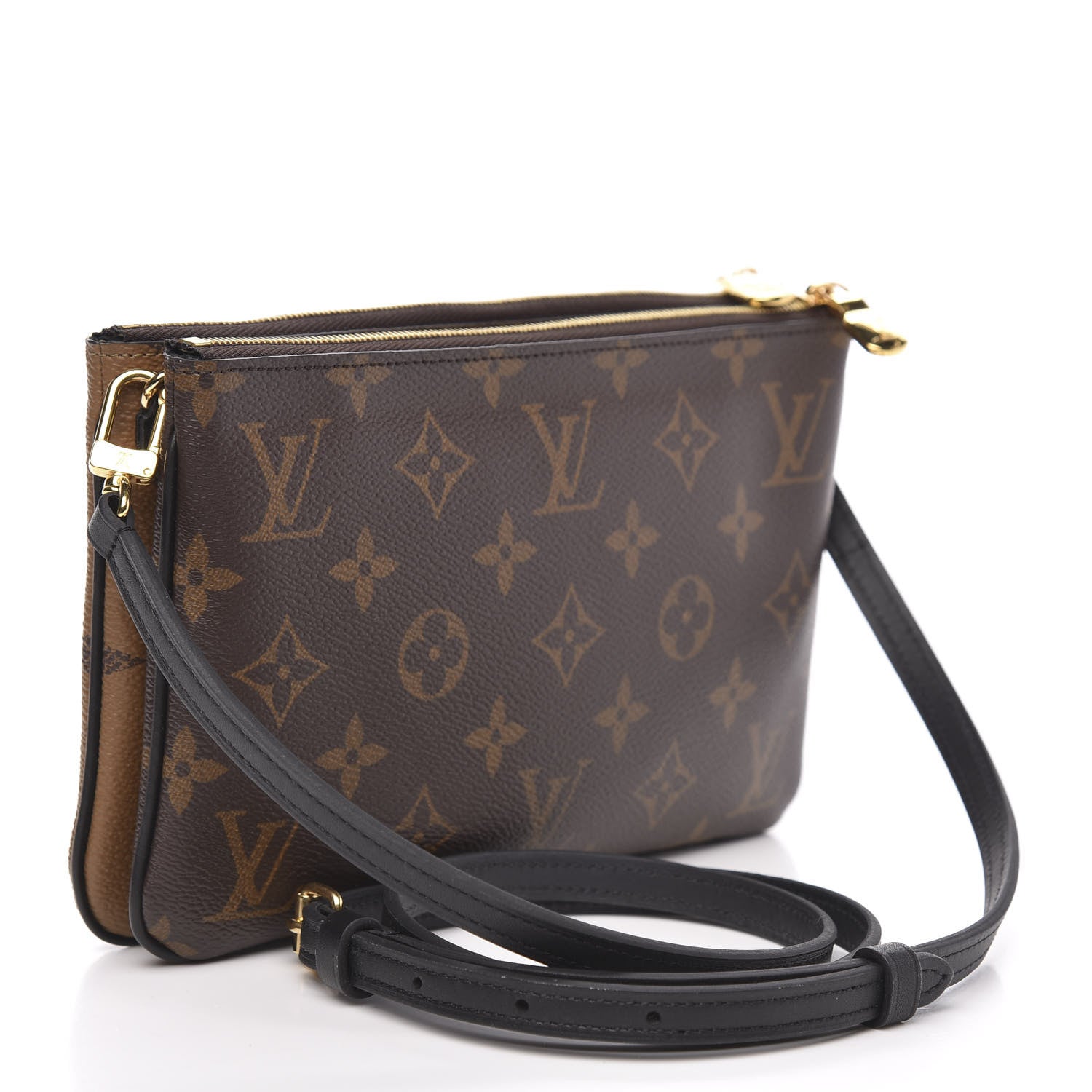 Louis Vuitton Reverse Monogram Giant Double Zip Pochette 3 of 11
