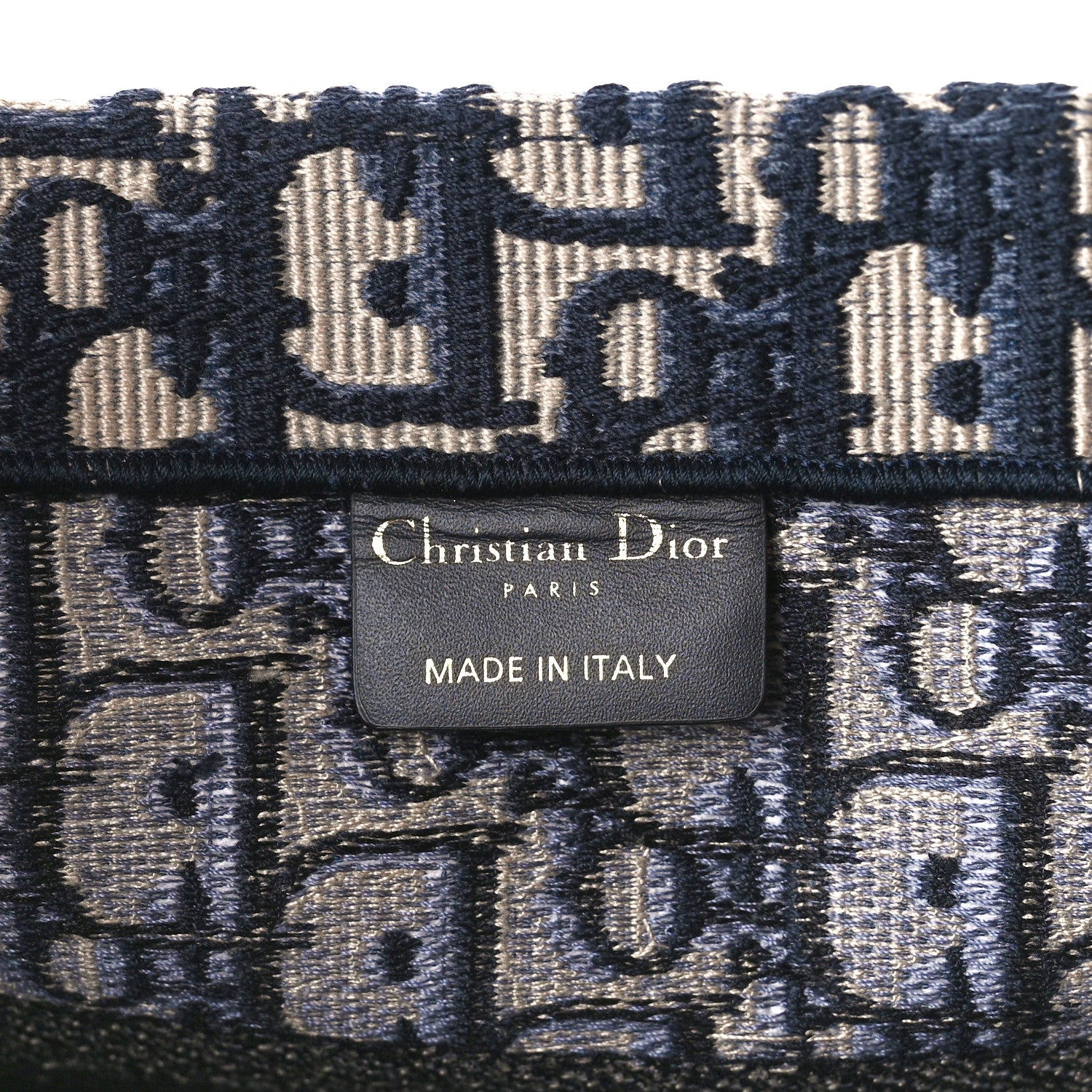 Christian Dior Oblique Medium Book Tote Blue Multicolor 6 of 10