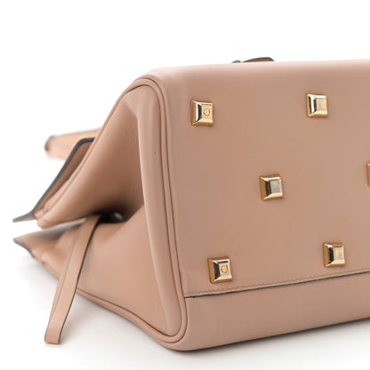 Salvatore Ferragamo Calfskin Medium Studio Bag Almond 8 of 10