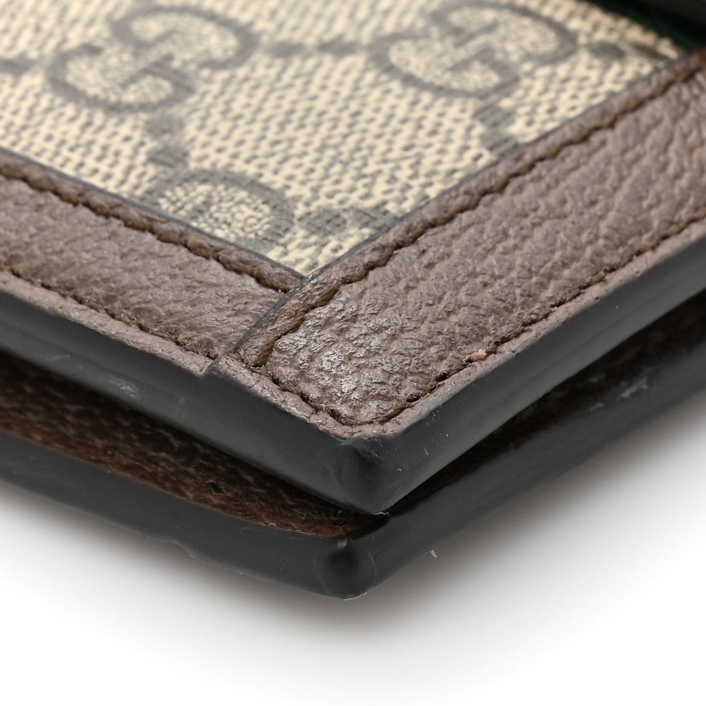GG Supreme Monogram Web Ophidia Passport Case Beige New Acero
