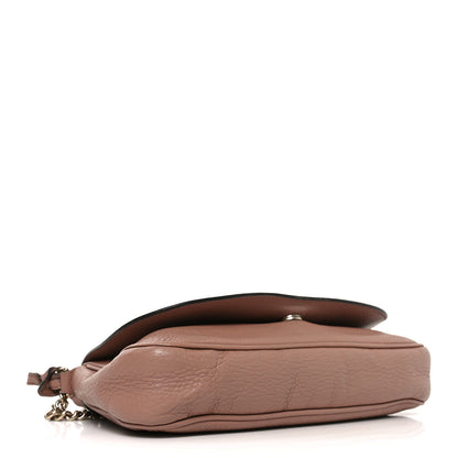 Gucci Pebbled Calfskin Medium Soho Flap Crossbody Pale Pink 4 of 10