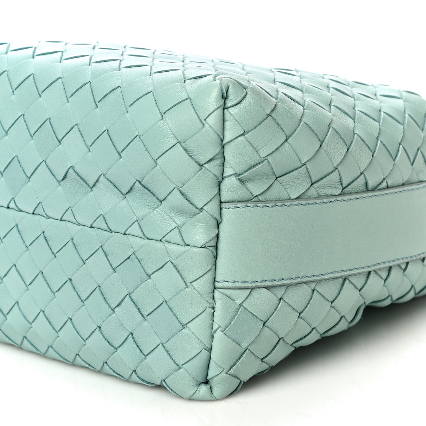 Nappa Intrecciato Large Cosmetic Case Green
