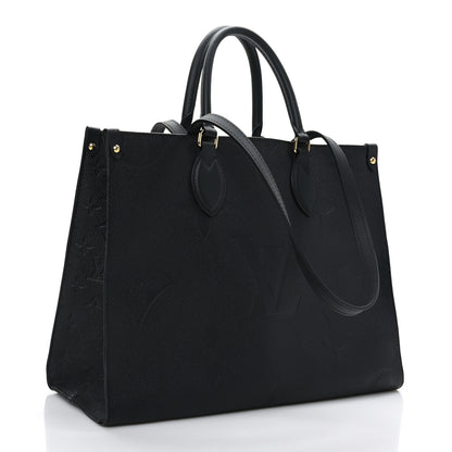 Louis Vuitton Empreinte Monogram Giant Onthego MM Black 3 of 8