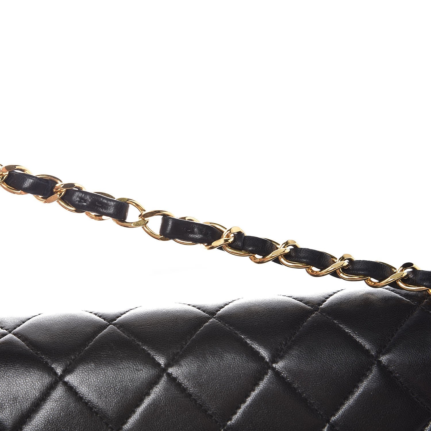 Chanel Lambskin Quilted Small Double Flap Black 9 of 10