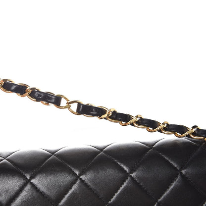 Chanel Lambskin Quilted Small Double Flap Black 9 of 10