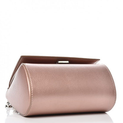 Givenchy Metallic Calfskin Mini Pandora Box Chain Crossbody Bag Light Pink 4 of 12