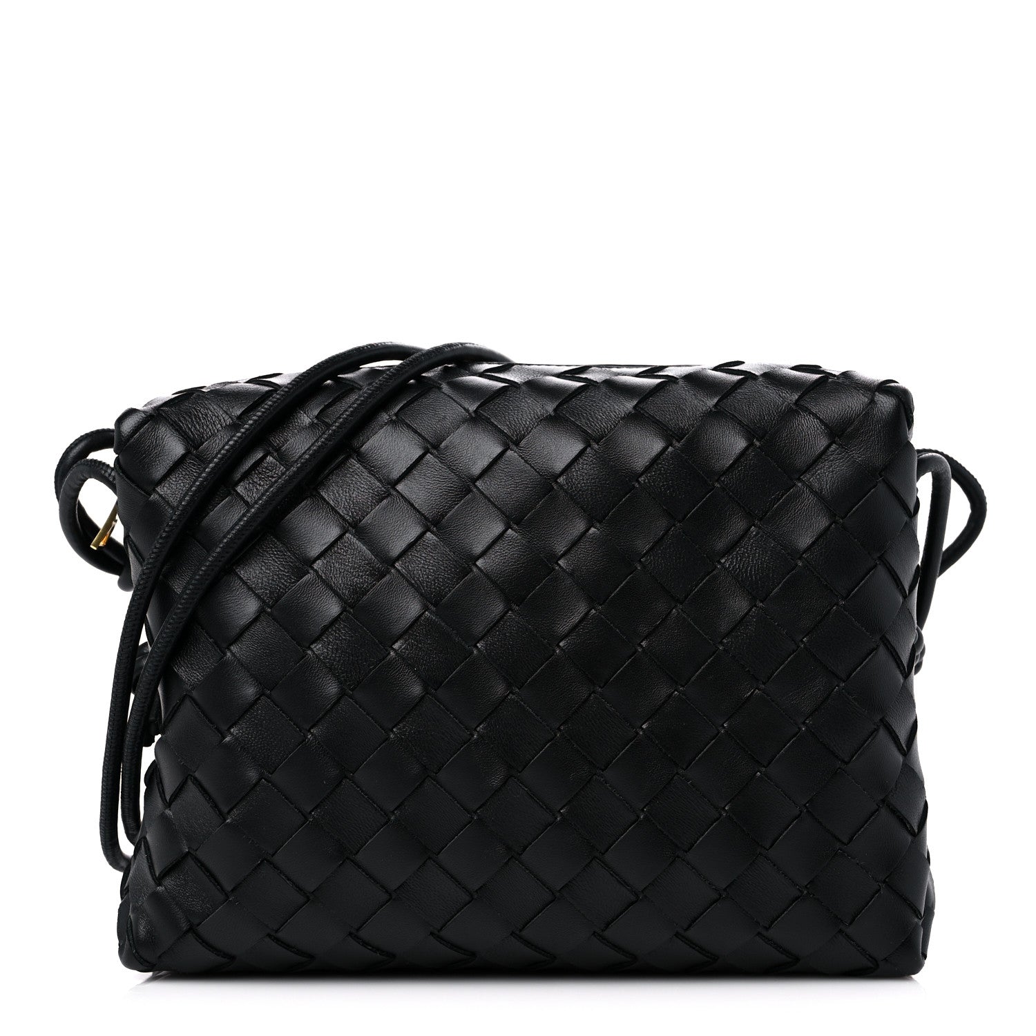 Bottega Veneta Nappa Intrecciato Small Loop Camera Bag Black 1 of 9