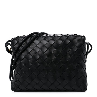 Bottega Veneta Nappa Intrecciato Small Loop Camera Bag Black 1 of 9