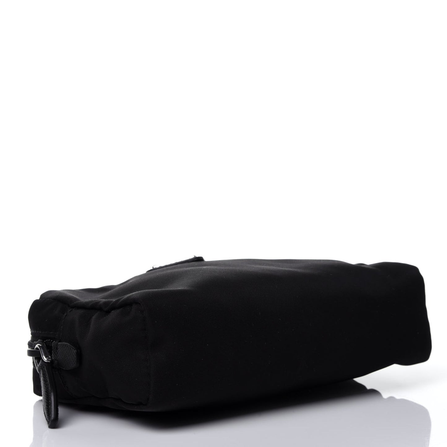 Tessuto Nylon Saffiano Wristlet Black