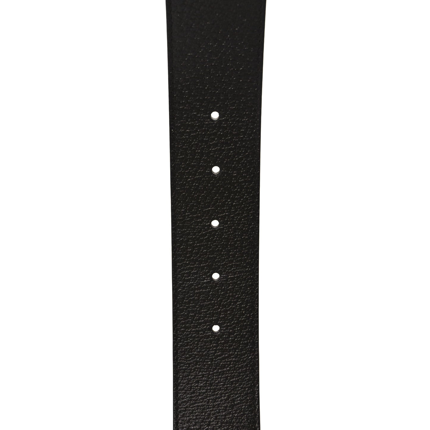 Textured Dollar Calfskin Double G 40mm Belt 95 38 Dark Cocoa