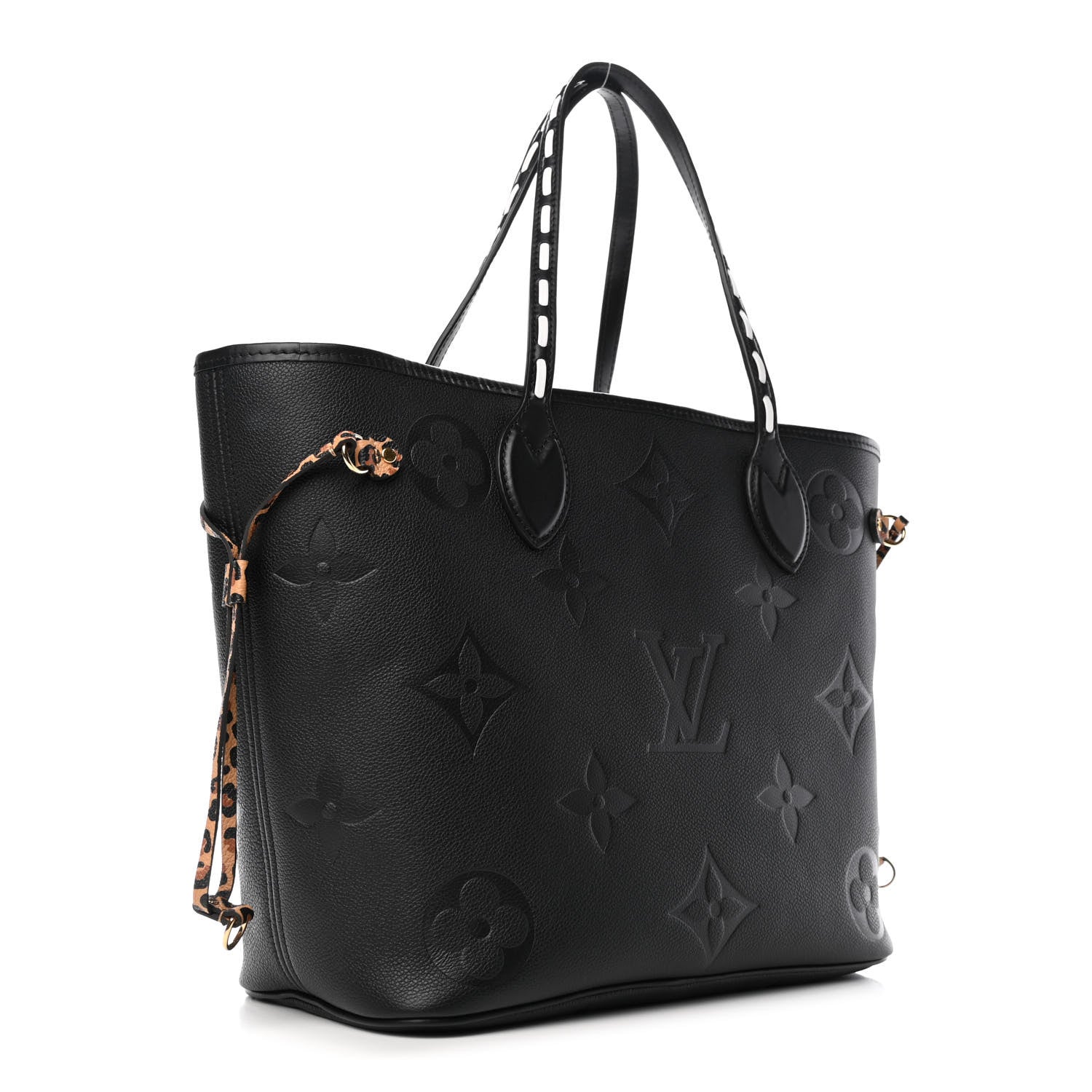 Louis Vuitton Empreinte Monogram Giant Wild At Heart Neverfull MM Black 2 of 4