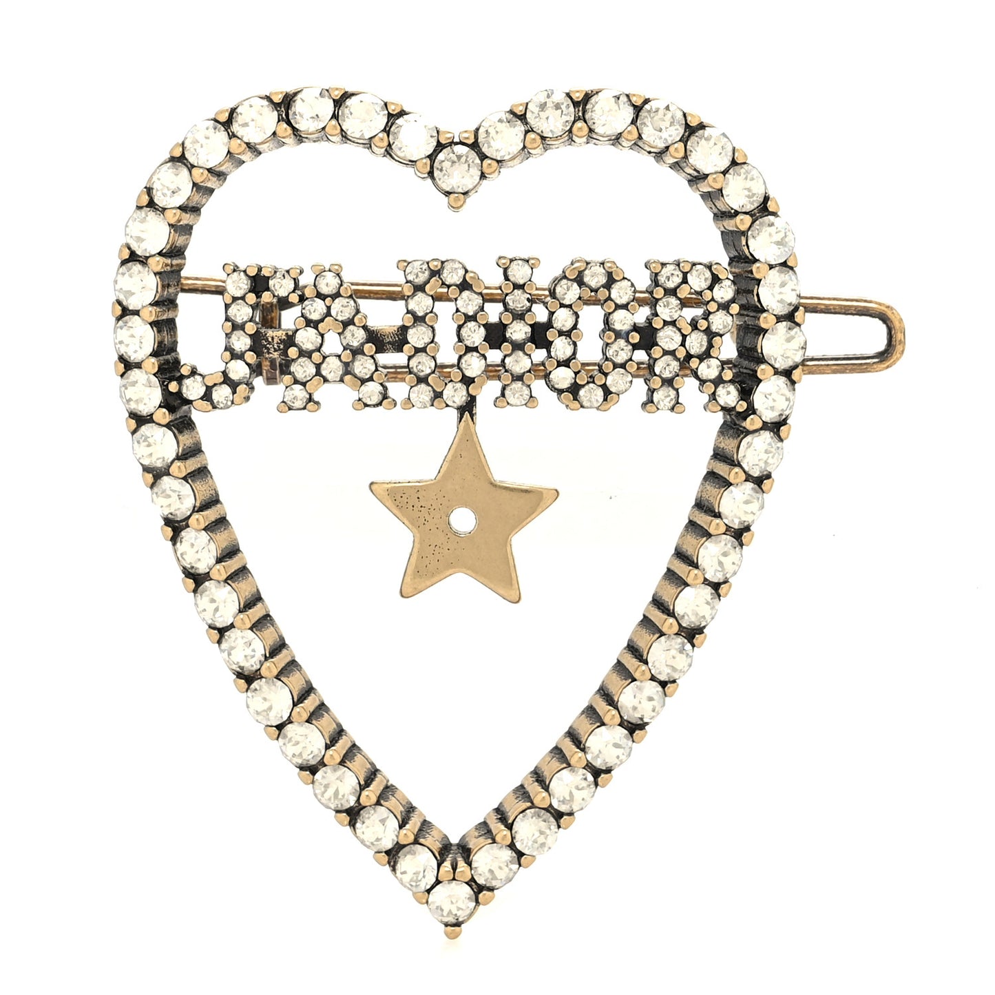 Crystal Heart J'Adior Barrette