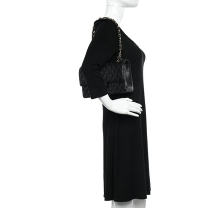 Chanel Caviar Quilted Medium Double Flap Black 2 of 11