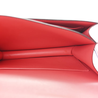Hermes Epsom Enamel Constance 18 Rouge Grenat 5 of 11