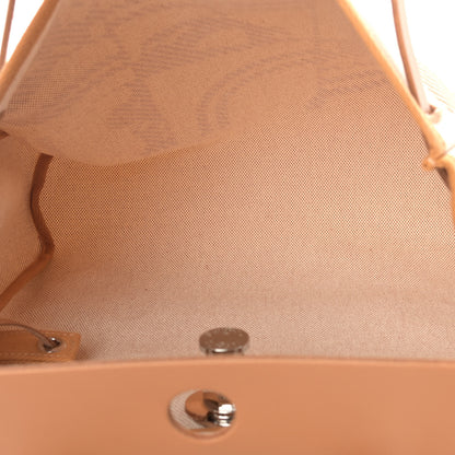 Hermes Vache Hunter Toile H Brides de Gala Herbag Zip Retourne 31 PM Natural 6 of 9