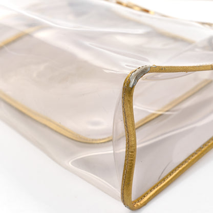 Chanel Vinyl Naked Tote Gold 9 of 11