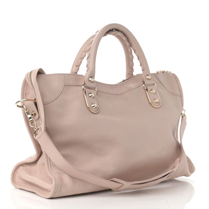 Balenciaga Chevre Gold Metallic Edge Hardware City Rose Aubepine Bois de Rose 3 of 14
