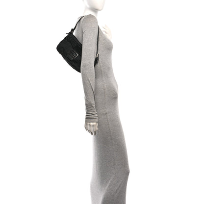 Fendi Nylon Zucca Baguette Black 2 of 11
