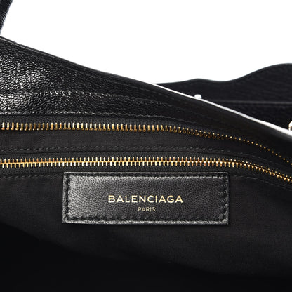 Balenciaga Chevre Gold Metallic Edge Hardware City Black 8 of 8