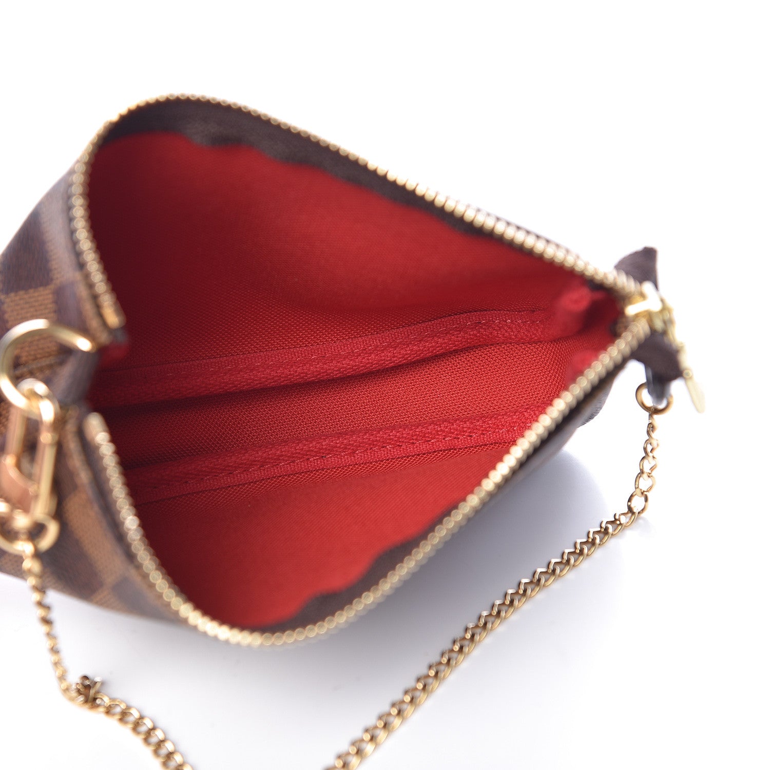 Louis Vuitton Damier Ebene Mini Pochette Accessories 5 of 6