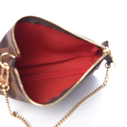 Louis Vuitton Damier Ebene Mini Pochette Accessories 5 of 6